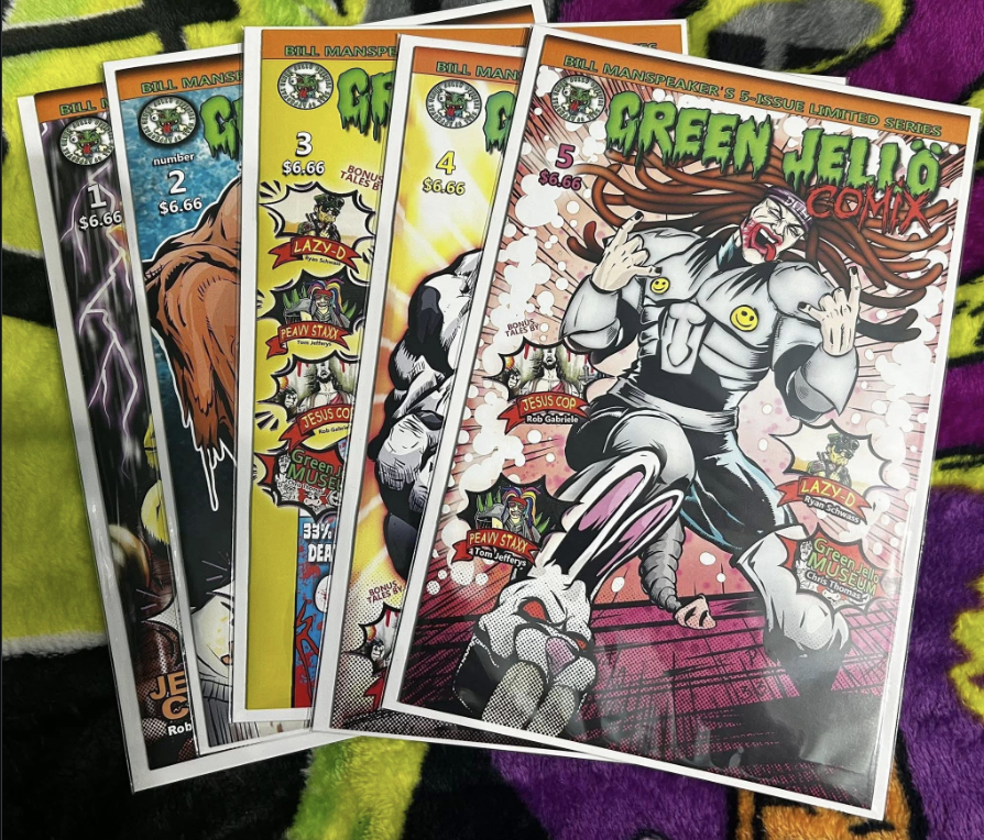 Green Jellö Comix - Complete 5-Issue Set